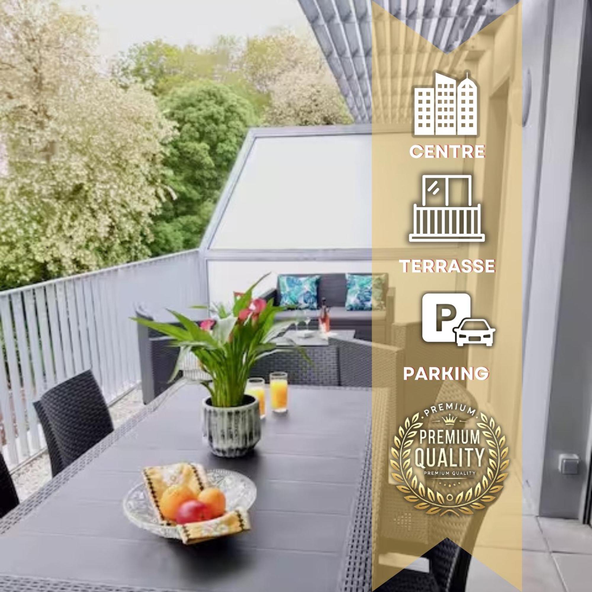 Bide Ona - Centre - Terrasse - Parking Baiona Exterior foto